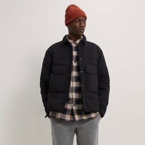 Zara Black Padded Over Shirt